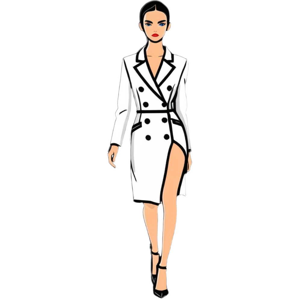 fashion runway model emoji