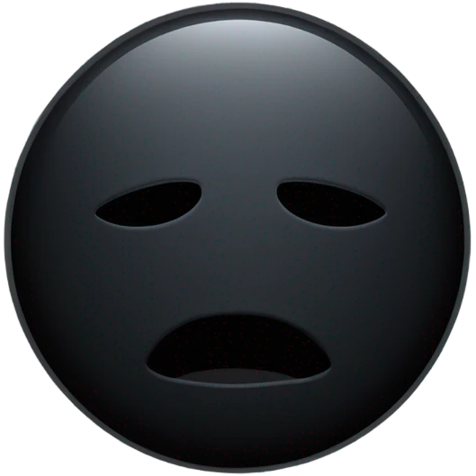 Black moon emoji