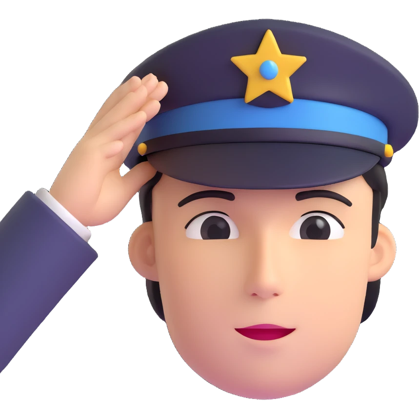 face saluting emoji
