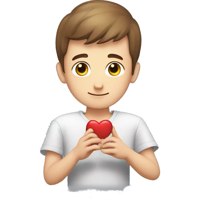 vitalik making a heart with his hands emoji
