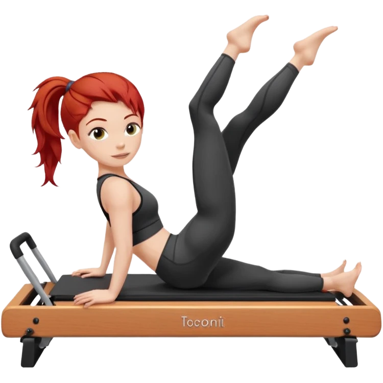 Pilates + red hair + white girl + reformer + single  emoji