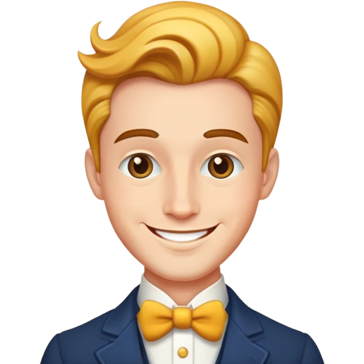 Happy face dandy emoji