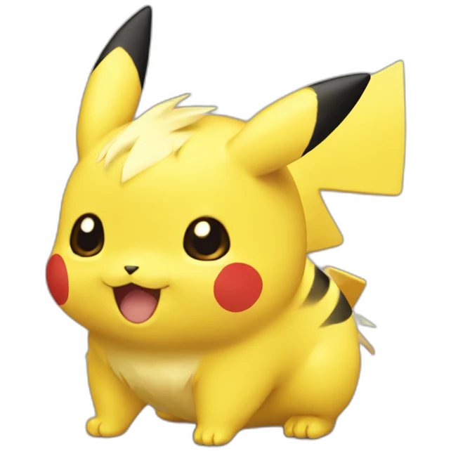 pikatchu pas content emoji