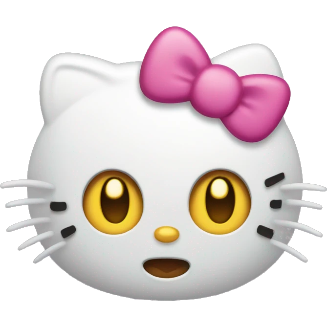 Hello kitty mad emoji