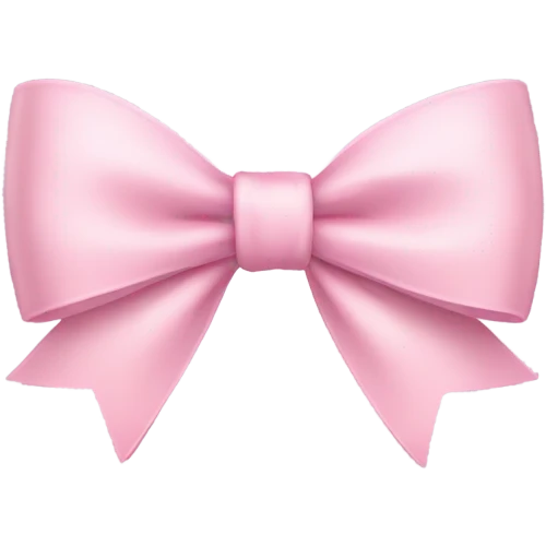 Light pink bow emoji