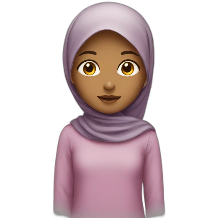 Muslim little girl emoji