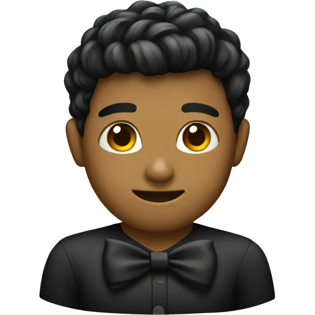 Black bow emoji