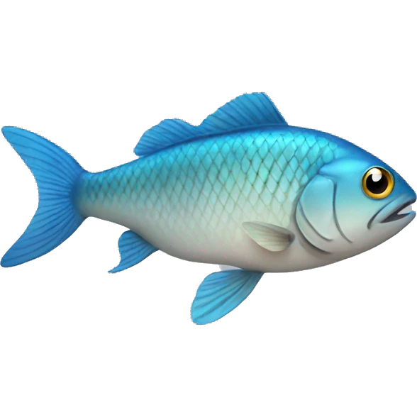 Fish with hand and legs emoji