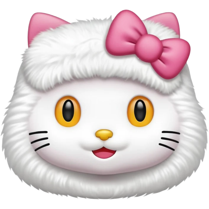 Hello kitty cartoon emoji