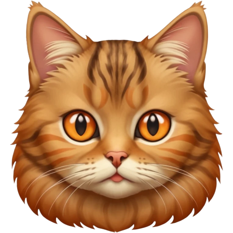 Persian tabby cat emoji
