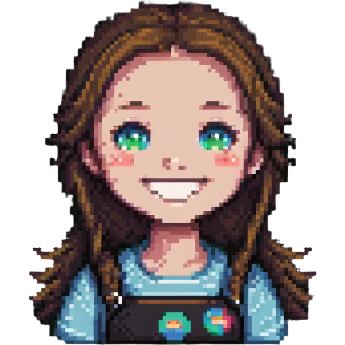 smiling girl emoji