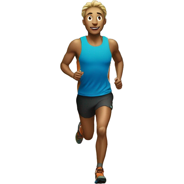 trail runner emoji