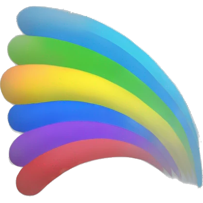 Burst of rainbow  emoji