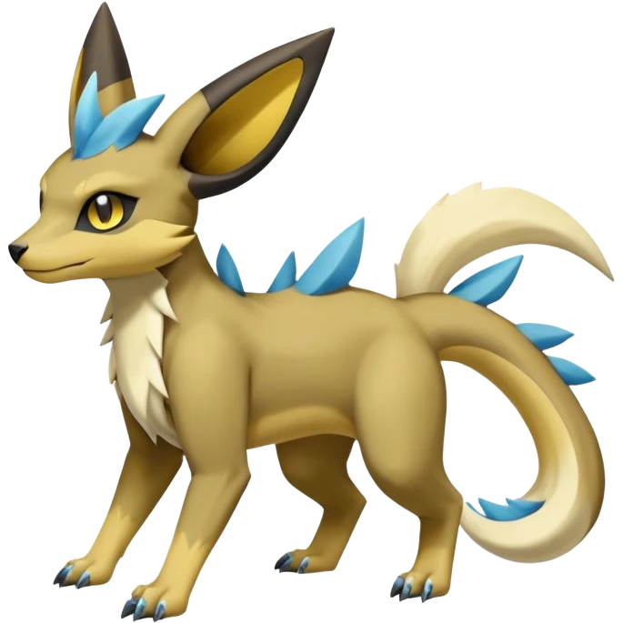 Manectric-Lucio-Cubone-Umbreon-Marowak-Draco-Fakémon-hybrid-creature (full body), 4 legs emoji