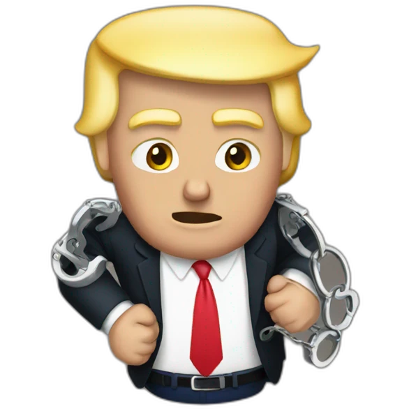 trump-in-handcuffs emoji