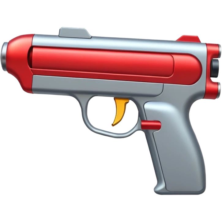 red lazer gun emoji