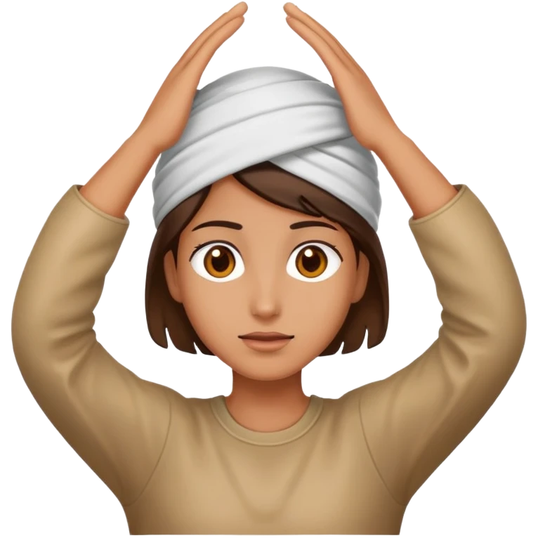 Person with hands over head emoji