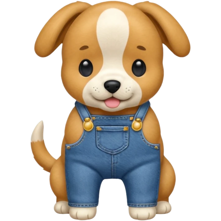 Crie uma roupa, um macacão de cachorro emoji