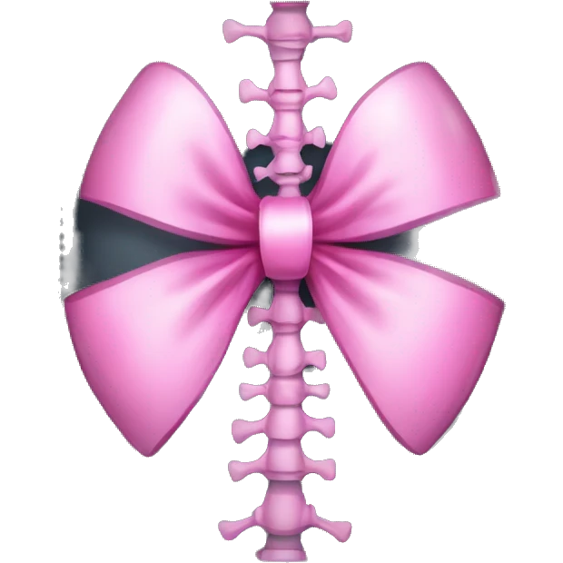 X-ray chest with pink bow emoji