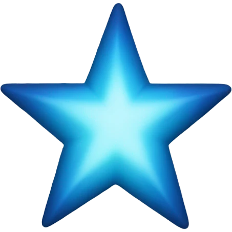 Blue star emoji