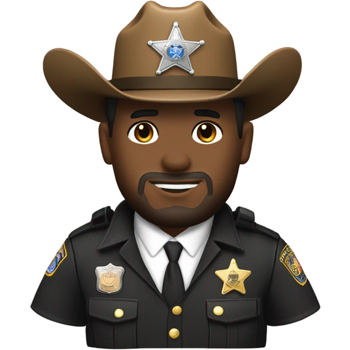 White Deputy sheriff in Texas emoji
