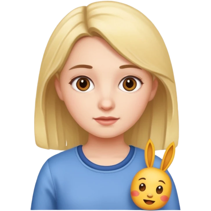 девушка показывает матильду emoji