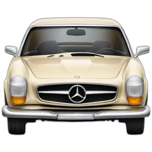 blonde mercedes benz emoji