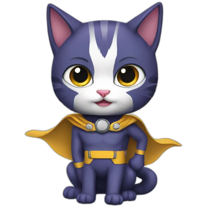 cat superhero emoji