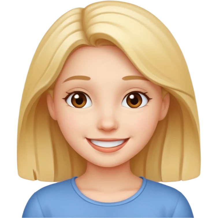 Cute girl emoji