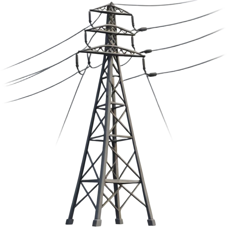 high voltage pole emoji