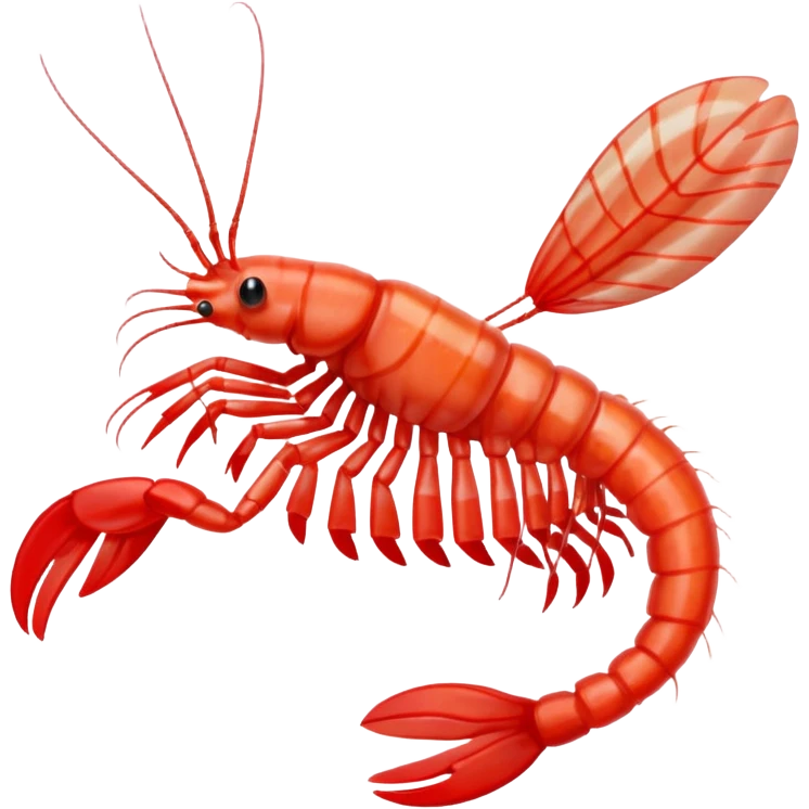 Coral banded shrimp emoji