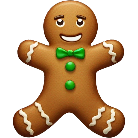 Gingerbread man  emoji