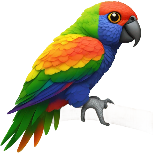 rainbow lorikeet emoji