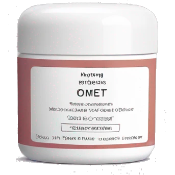 hydrating cream pot with label emoji