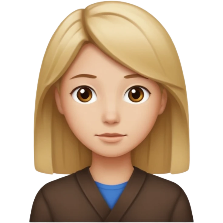 from K-pop demon hunters brown blonde hair emoji