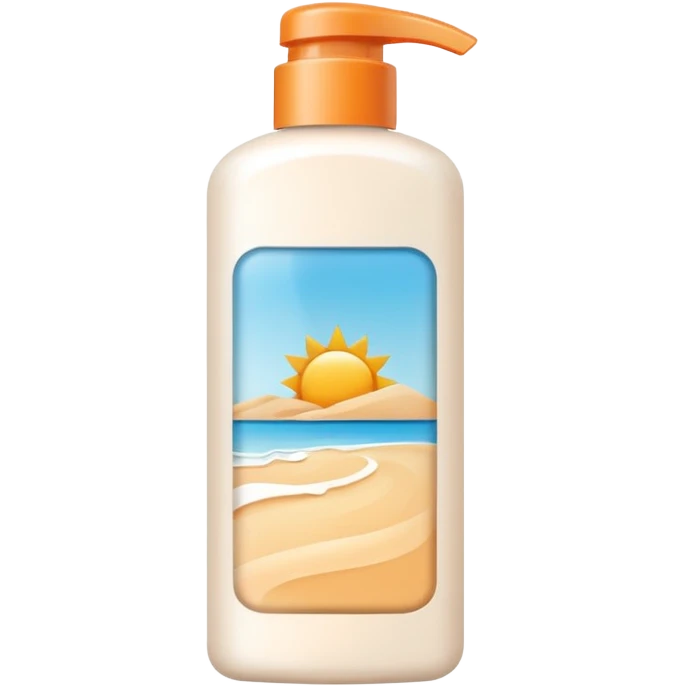 Suncream emoji