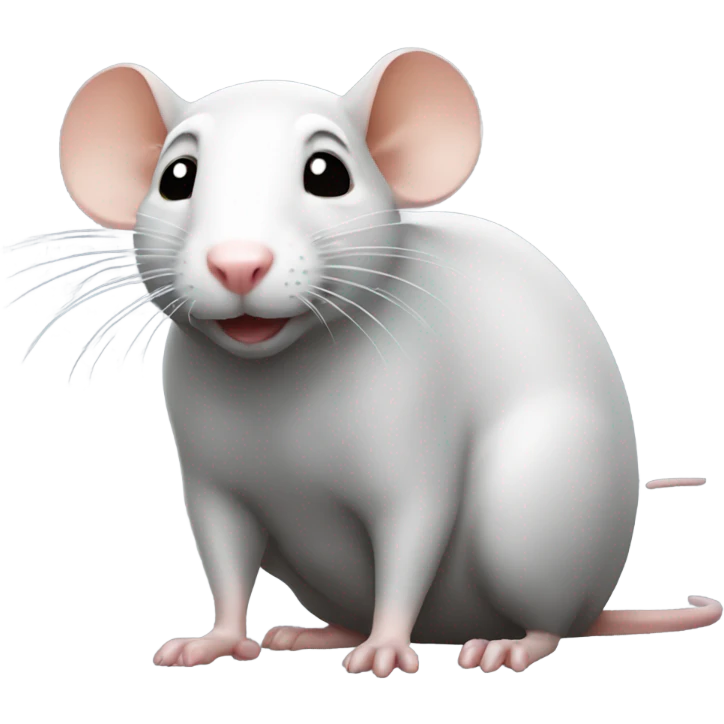 Rat with a big butt emoji