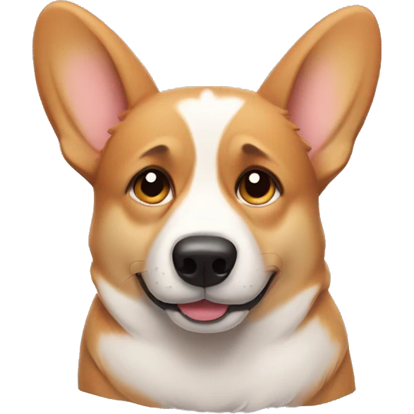 Sad corgi named cate emoji