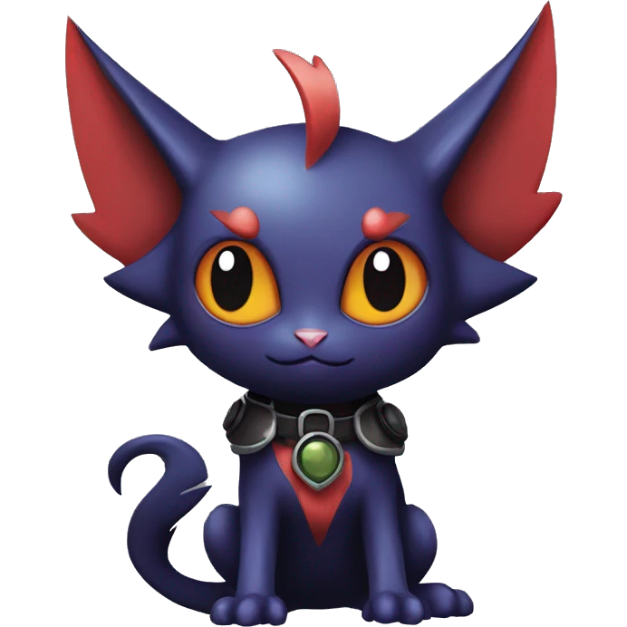 Cool Cute Edgy Chibi Noibat-Litten-Pokémon-Fakémon-hybrid emoji