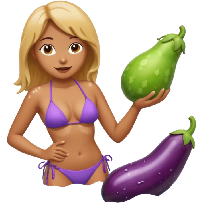 👙💦🍆 emoji