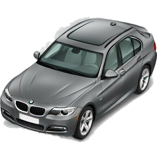 gray BMW car emoji