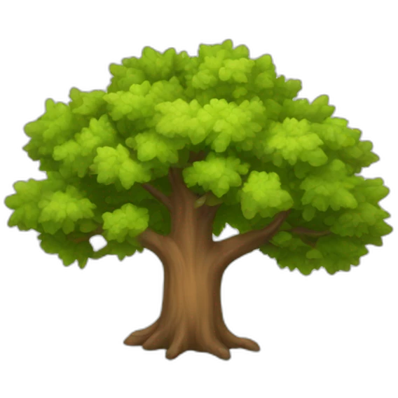 Oak tree emoji
