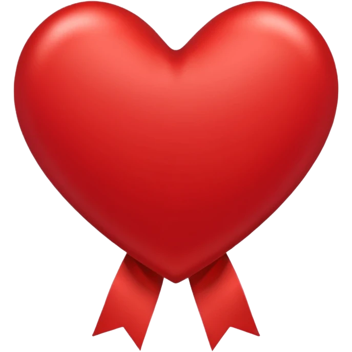 heart with a ribbon tied around it emoji