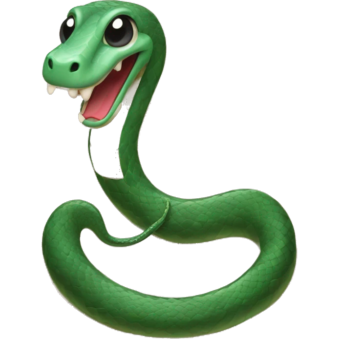 Snake on beach emoji