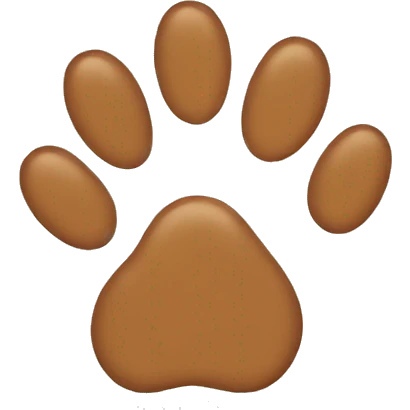 Cat paw emoji