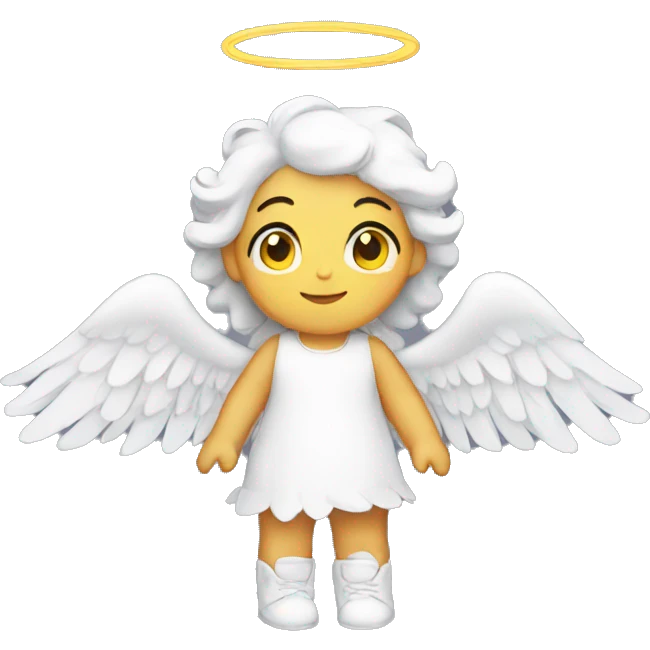 Angel with wings emoji