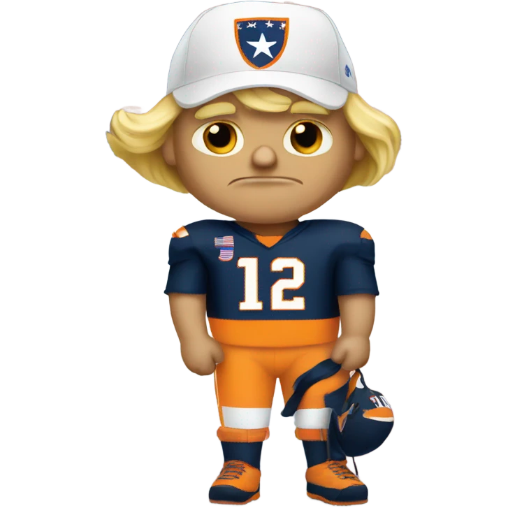 Trump wearing Tennessee jersey  emoji