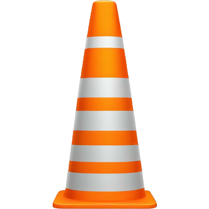 traffic cone emoji