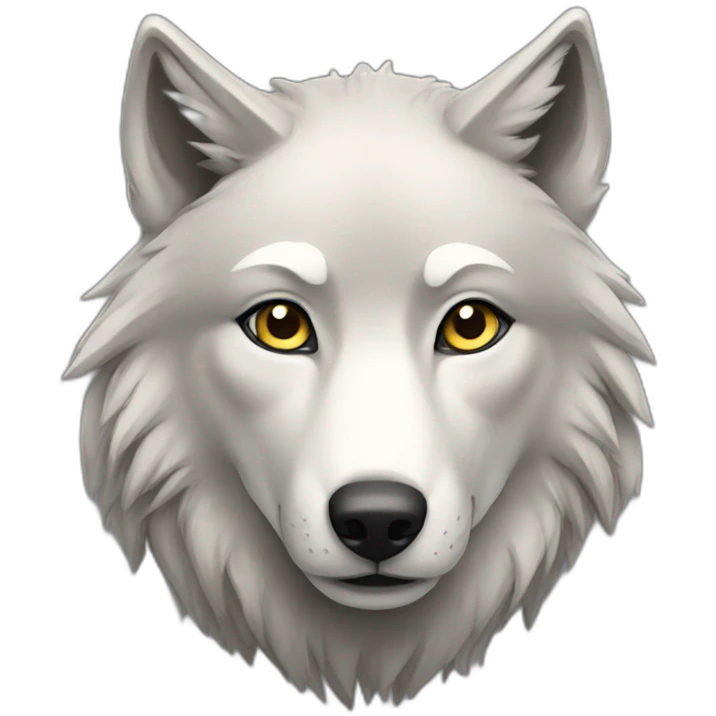 Female wolf  emoji