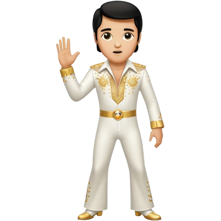 Elvis Presley in the 70s emoji